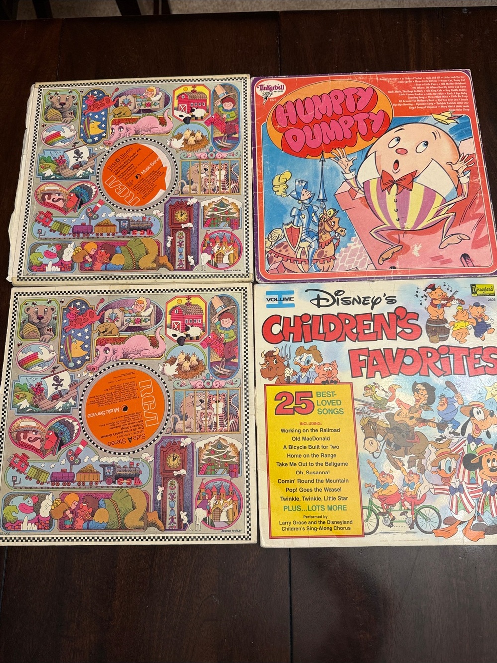 Kids vintage records